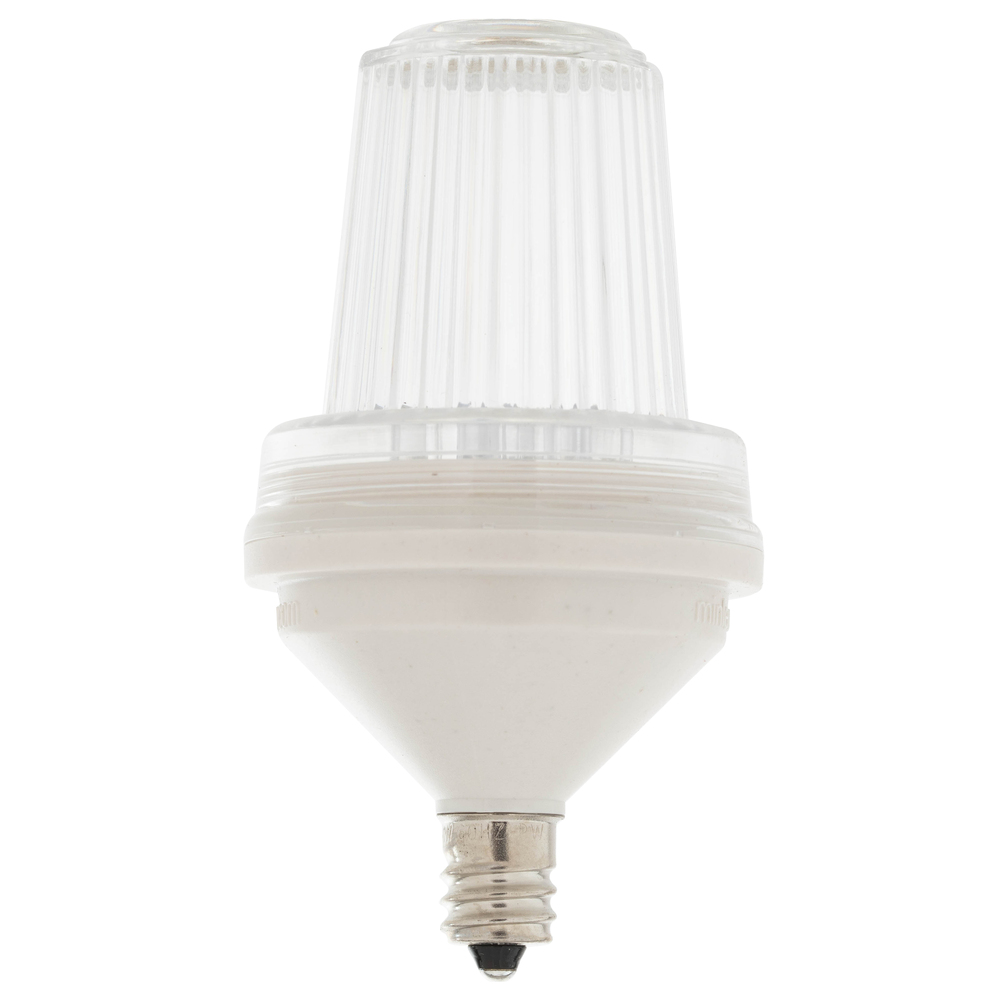 C7 LED Pure White Strobe Retrofit C7 E12 Socket Christmas Replacement