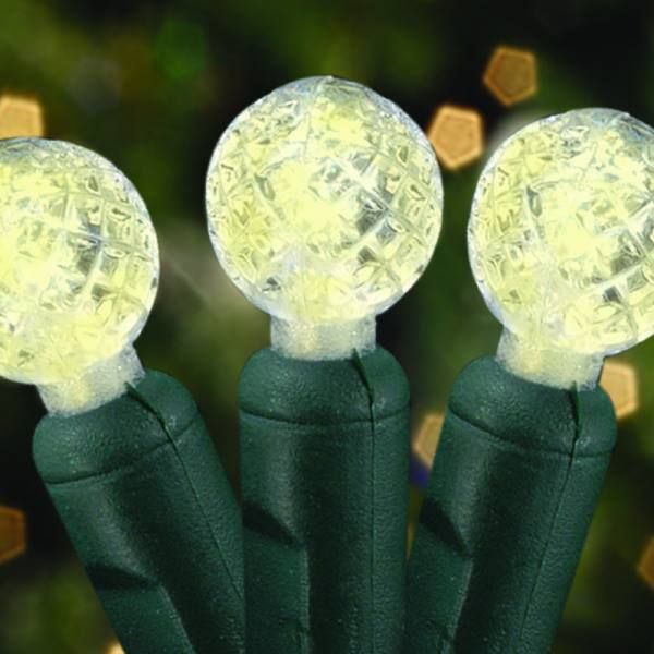 70 Commercial Grade LED G12 Raspberries Warm White Color Christmas Light Set Of 10