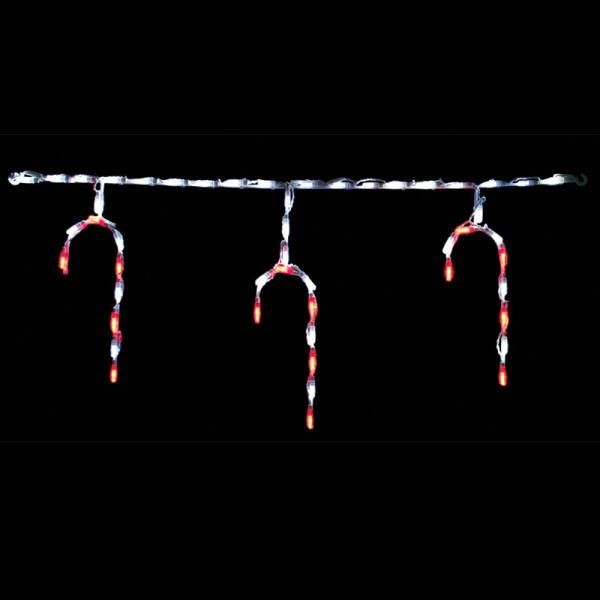 Christmastopia.com Candy Cane Freestyle Linkable LED Lighted Outdoor Christmas Decoration Set Of 12