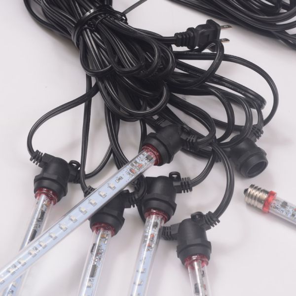 C9 Rubber Cord 8 Foot Socket Spacing For Meteor Lights