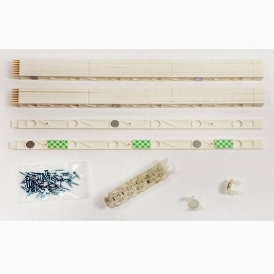 25 Foot Magnetic Track Kit White Color For Outdoor String Light Christmas Decoration