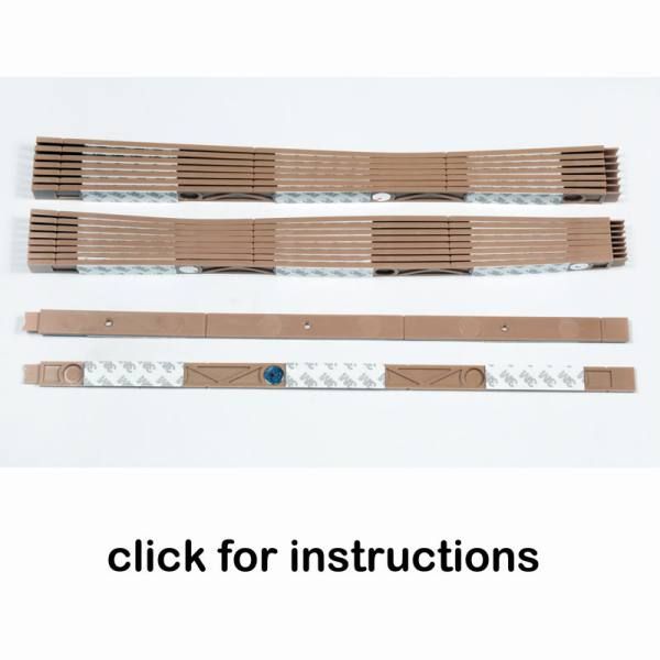 Magnetic Track Tan Color For LED Light Installation