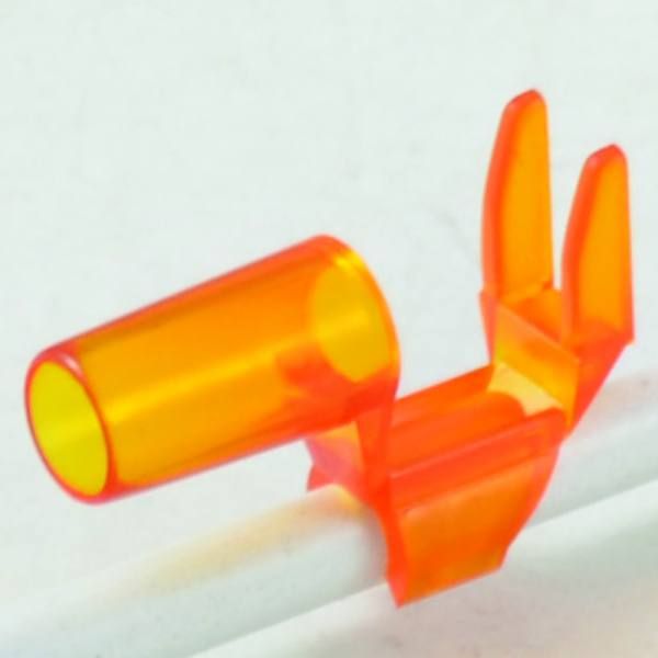 Amber Replacement Clip For Incandescent LED Bulb Open Style Set Of 100