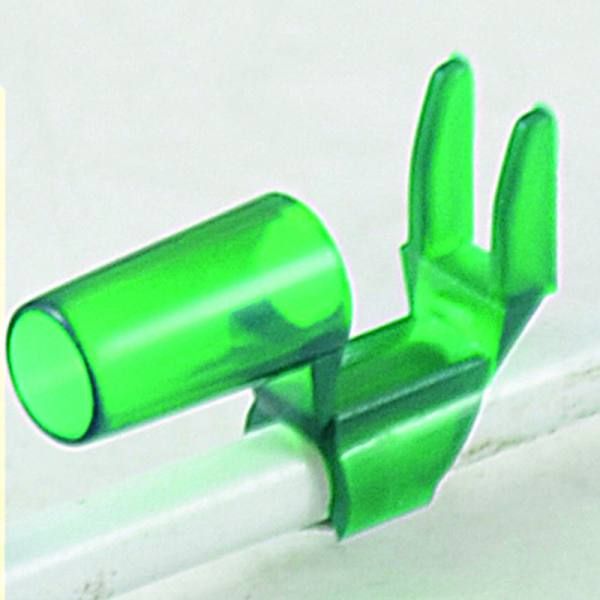 Green Replacement Clip For Incandescent LED Bulb Open Style Set Of 100