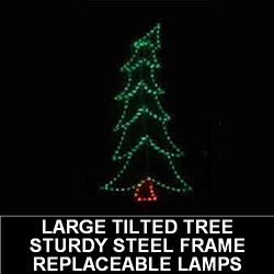 Christmas Tree Swaying Large LED Lighted Lawn Decoration