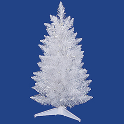 5 Foot Sparkle White Pencil Spruce Artificial Christmas Tree Unlit