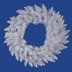 24 Inch Sparkle White Spruce Artificial Christmas Wreath Unlit