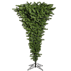 Christmastopia.com 7.5 Foot Green Upside Down Artificial Christmas Tree Unlit