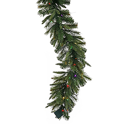 Christmastopia.com 50 Foot Cashmere Garland Artificial Christmas Tree 500 LED Multi Lights