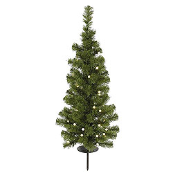 Christmastopia.com 3 Foot Artificial Christmas Tree 30 Solar LED Warm White Lights