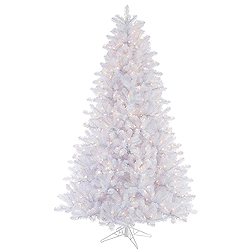 Christmastopia.com - 4.5 Foot Crystal White Artificial Christmas Tree 300 DuraLit Clear Lights