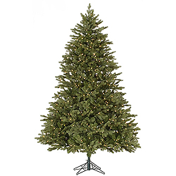 10 Foot Balsam Fir Artificial Christmas Tree 1500 DuraLit Clear Lights