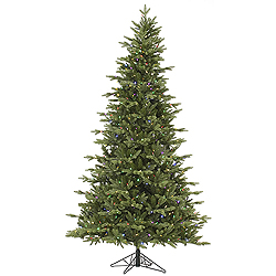 4.5 Foot Fresh Balsam Fir Artificial Christmas Tree 200 LED Multi Lights