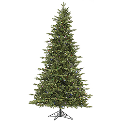 Christmastopia.com - 6.5 Foot Fresh Balsam Fir Artificial Christmas Tree 450 LED Multi Lights