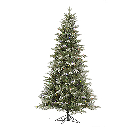 Christmastopia.com 6.5 Foot Frosted Balsam Fir Artificial Christmas Tree 450 LED Multi Lights