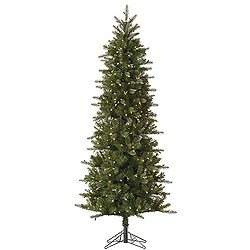 Christmastopia.com 12 Foot Carolina Pencil Spruce Artificial Christmas Tree - 800 DuraLit Incandescent Clear Mini Lights