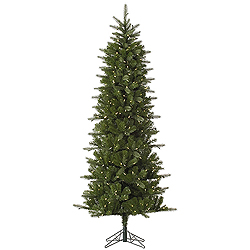 Christmastopia.com 12 Foot Carolina Pencil Spruce Artificial Christmas Tree - 800 DuraLit LED Warm White Italian Mini Lights