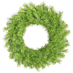 60 Inch Tinsel Lime Green Artificial Halloween Wreath