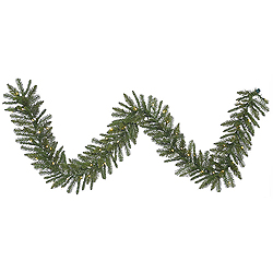 Christmastopia.com 9 Food Durango Spruce Garland 50 LED Warm White Lights