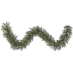 Christmastopia.com 9 Foot Durango Garland 100 LED Warm White Lights