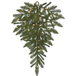 36 Inch Durando Artificial Christmas Teardrop 50 DuraLit Clear Lights