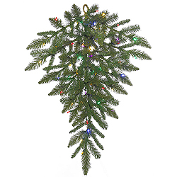 36 Inch Durando Artificial Christmas Teardrop 50 LED Multi Lights