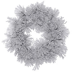 Christmastopia.com 48 Inch Flocked Alberta Wreath With Pine Cones