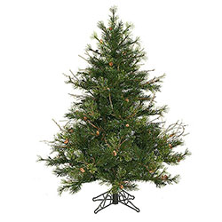 4.5 Foot Mixed Country Pine Artificial Christmas Tree Unlit