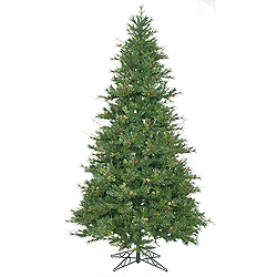 9 Foot Slim Mixed Country Pine Artificial Christmas Tree Unlit