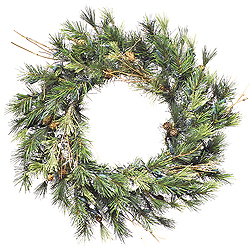 20 Inch Mixed Country Pine Wreath