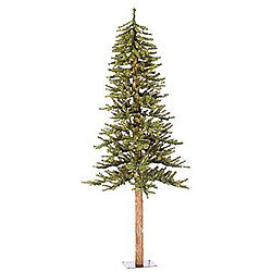 2 Foot Natural Alpine Artificial Christmas Tree 35 Multi Lights