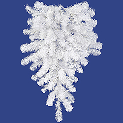 Christmastopia.com - 42 Inch Crystal White Artificial Christmas Teardrop