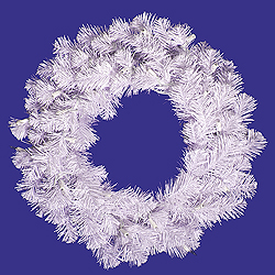 20 Inch Crystal White Spruce Wreath
