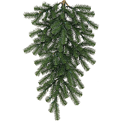 Christmastopia.com - 32 Inch Douglas Fir Artificial Christmas Teardrop Unlit