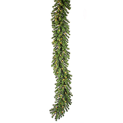 50 Foot Douglas Fir Garland 350 DuraLit Clear Lights