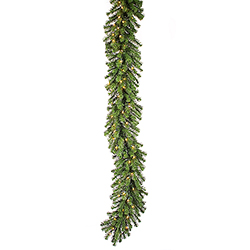 Christmastopia.com 50 Foot Douglas Fir Garland 350 DuraLit Clear Lights