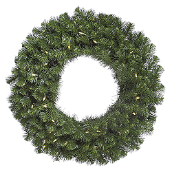 Christmastopia.com 48 Inch Douglas Fir Artificial Christmas Wreath 200 LED Warm White Lights