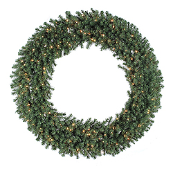 Christmastopia.com 5 Foot Douglas Artificial Christmas Wreath 200 DuraLit Clear Lights