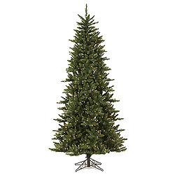 8.5 Foot Camdon Slim Artificial Christmas Tree 800 DuraLit Clear Lights