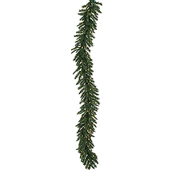 9 Foot Imperial Garland 100 DuraLit Clear Lights