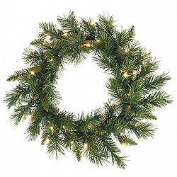 Christmastopia.com - 24 Inch Imperial Wreath 50 DuraLit Multi Lights