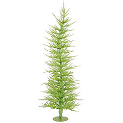 Christmastopia.com 4 Foot Chartreuse Laser Artificial Christmas Tree 70 Green Lights