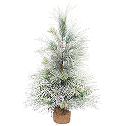 Christmastopia.com 3 Foot Frosted Norway Pine Artificial Christmas Tree Unlit