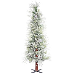 Christmastopia.com 5 Foot Frosted Norway Alpine Artificial Christmas Tree Unlit