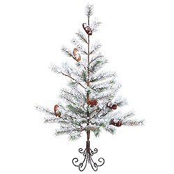 Christmastopia.com 3 Foot Flocked Desert Pine Artificial Christmas Tree Unlit