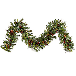 9 Foot Cibola Mixed Berry Garland