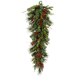 Christmastopia.com 36 Inch Cibola Mixed Berry Teardrop