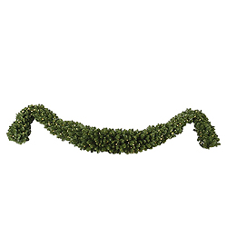 Christmastopia.com - 9 Foot Grand Teton Swag Garland 150 LED Warm White Lights