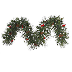 Christmastopia.com 9 Foot Big Cascade Berry Garland