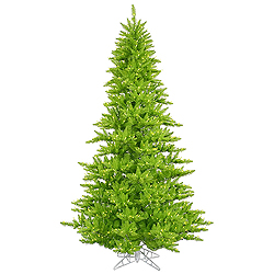 14 Foot Lime Fir Artificial Halloween Tree 2250 Lime Lights